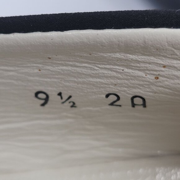 Salvatore Ferragamo Sport Women's Black Nero Leather Slip On Flats US Size 9.5 - Picture 8 of 8